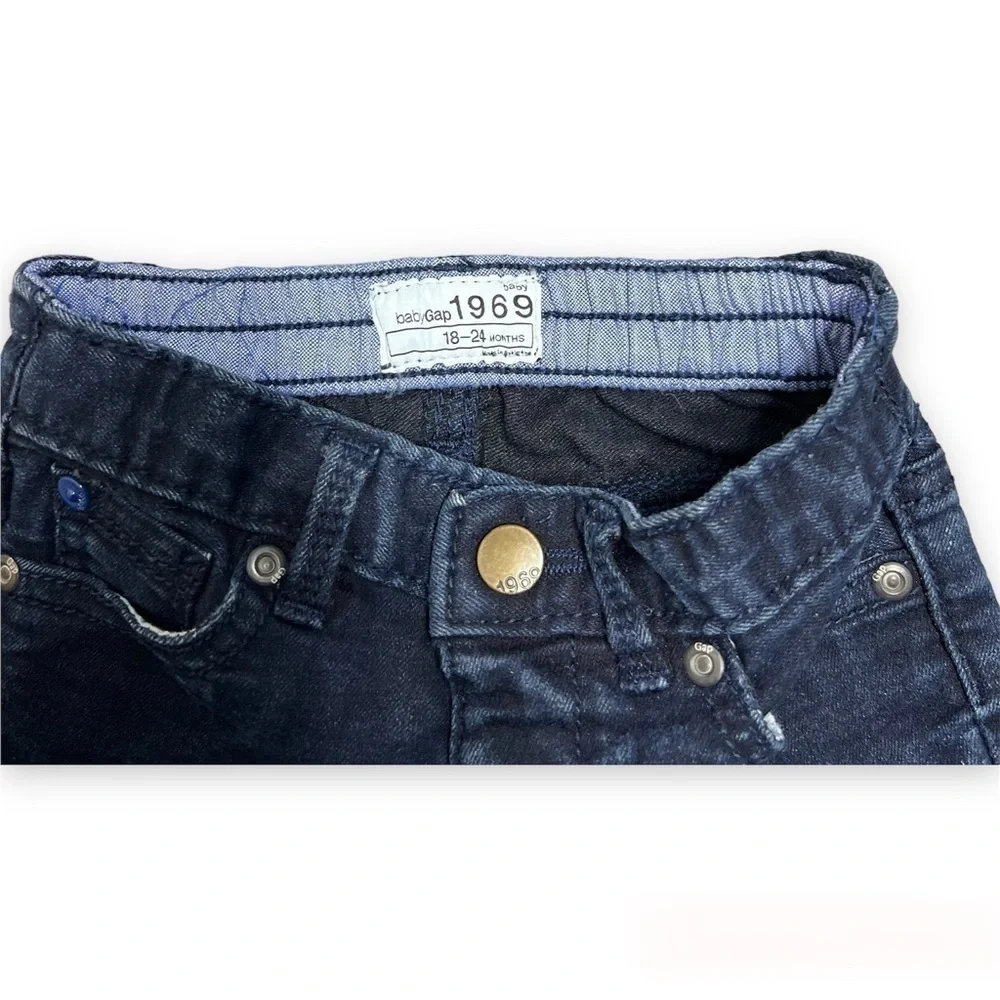 GAP Dark Wash 1969 Skinny Jeans Baby 18-24‎ months